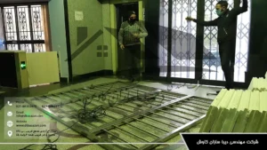 نصب درب ورودی استیل ساختمان اداری در تهران